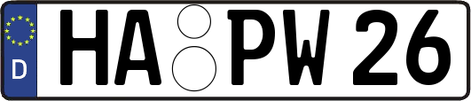 HA-PW26