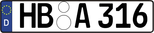 HB-A316