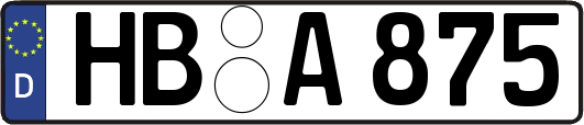 HB-A875