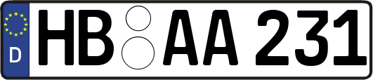 HB-AA231