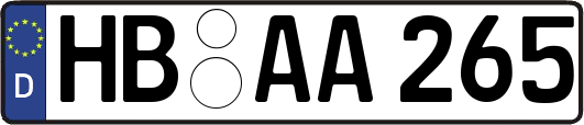HB-AA265