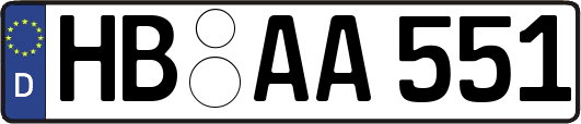 HB-AA551