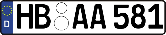 HB-AA581