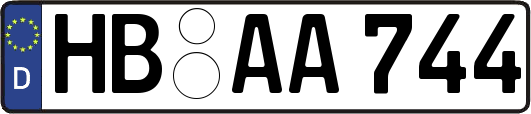 HB-AA744