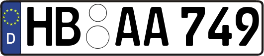 HB-AA749
