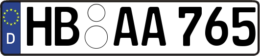 HB-AA765