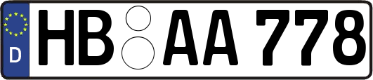 HB-AA778
