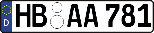 HB-AA781