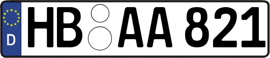 HB-AA821