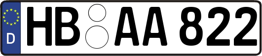 HB-AA822
