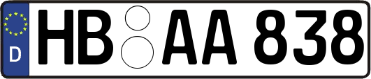HB-AA838