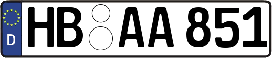 HB-AA851