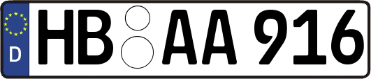 HB-AA916