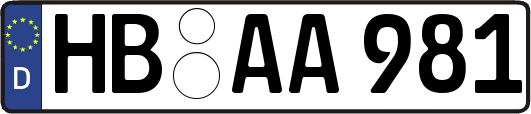 HB-AA981