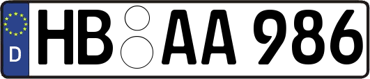 HB-AA986