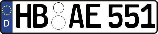 HB-AE551