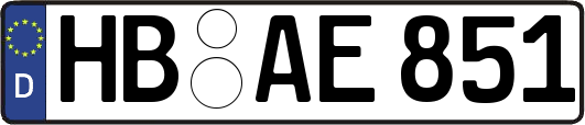 HB-AE851