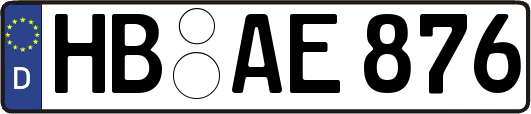 HB-AE876