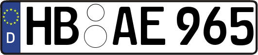 HB-AE965
