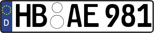 HB-AE981