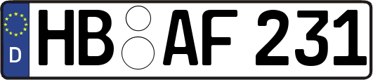 HB-AF231