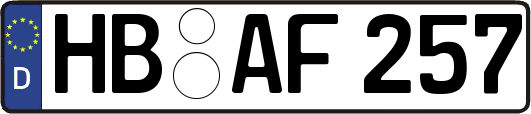 HB-AF257