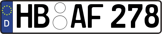 HB-AF278