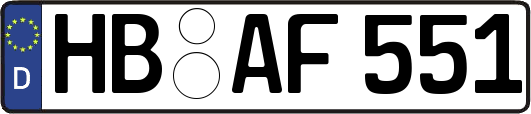 HB-AF551