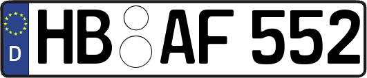HB-AF552