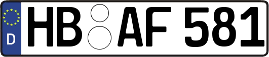 HB-AF581