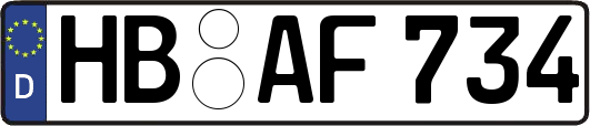 HB-AF734