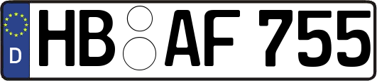 HB-AF755