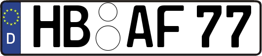 HB-AF77
