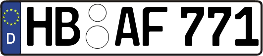 HB-AF771