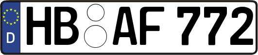 HB-AF772