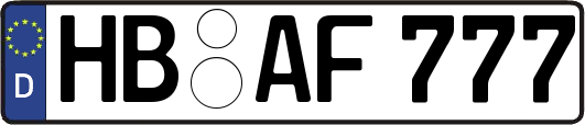 HB-AF777