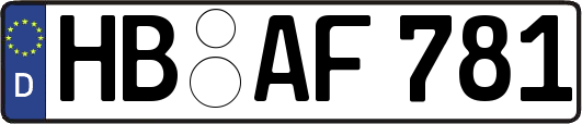HB-AF781