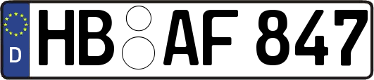 HB-AF847