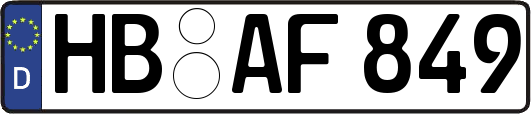 HB-AF849