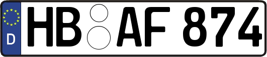 HB-AF874