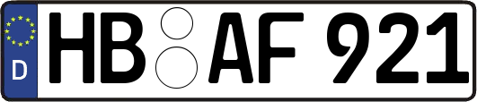 HB-AF921