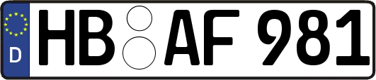 HB-AF981