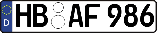HB-AF986