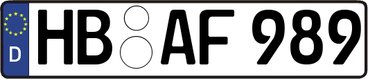 HB-AF989