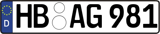 HB-AG981