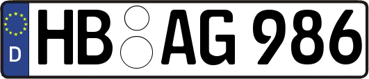 HB-AG986