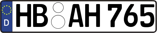 HB-AH765