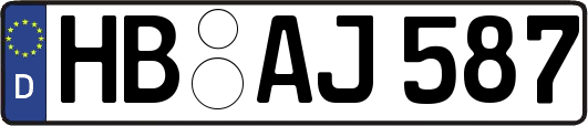 HB-AJ587