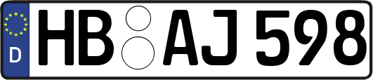 HB-AJ598