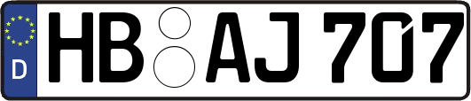 HB-AJ707